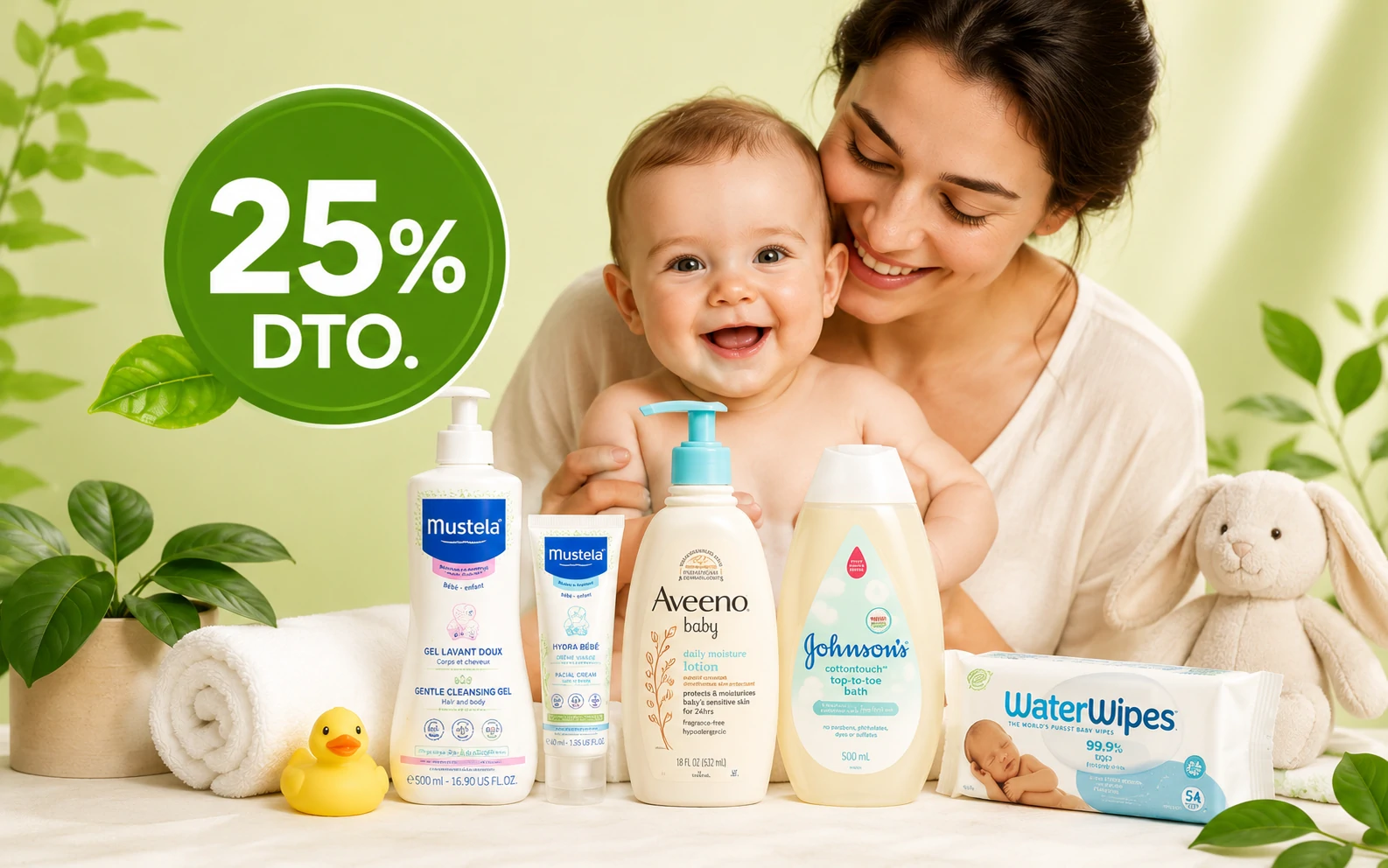 Productos de cuidado dermatologico para bebes
